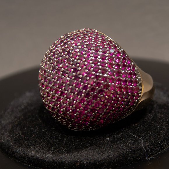 Unique silver ring, designed & handcrafted Italy - Picture 3 of 4